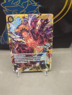 Monkey.D.Luffy OP10-118 Secret Rare One Piece TCG Card Game [NM/M] Gear 3 ART - Image 1