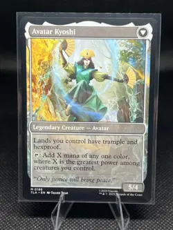 MTG TLA #186 The Legend of Kyoshi/Avatar Kyoshi Mythic Regular - Image 2