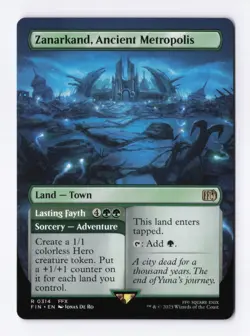 Zanarkand, Ancient Metropolis (Borderless) 0314 (R) MTG Final Fantasy (FIN) (EN) - Image 1