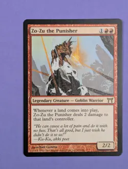 MTG Magic The Gathering: Champions of Kamigawa: Zo-Zu the Punisher Rare #200/306 - Image 1