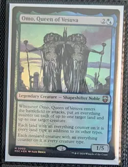 MTG Omo, Queen of Vesuva Commander: Modern Horizons 3 0002 Foil Mythic NM - Image 1