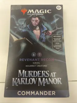 Magic the Gathering - Murders at Karlov Manor Commander Deck Revenant Recon NEW - Image 1