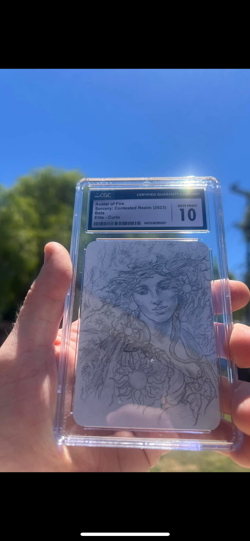 Sorcery Contested Realm Beta - Avatar of Fire - CGC GEM MINT 10 Curio, Pop 3! - Image 1