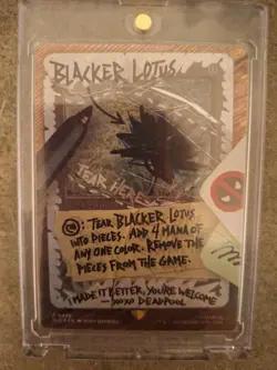 Blacker Lotus (Rainbow Foil) Secret Lair Drop Foil - Image 1