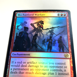 MTG - 1x Mechanized Warfare Holo-Foil - Brothers War NM - Image 2