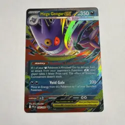 Mega Gengar EX 056/094 Phantasmal Flames Pokemon Ultra Rare Full Art Mint - Image 1