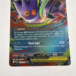Mega Gengar EX 056/094 Phantasmal Flames Pokemon Ultra Rare Full Art Mint - Image 2