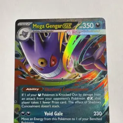 Mega Gengar EX 056/094 Phantasmal Flames Pokemon Ultra Rare Full Art Mint - Image 3
