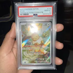 PSA 10 - 2025 Pokemon Prismatic Evolutions EEVEE Black Star Promo #173 - Image 1