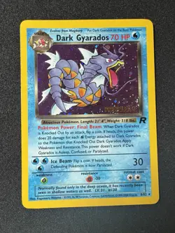 ◓Dark Gyarados 8/82 Team Rocket - Pokemon TCG Prerelease Stamped Holo Rare*NM◓ - Image 2