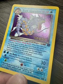 ◓Dark Gyarados 8/82 Team Rocket - Pokemon TCG Prerelease Stamped Holo Rare*NM◓ - Image 5