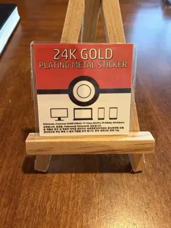 Magikarp - 24k Gold Plated Sticker - Pokemon Striking Popping Candy [Korean] - Image 2