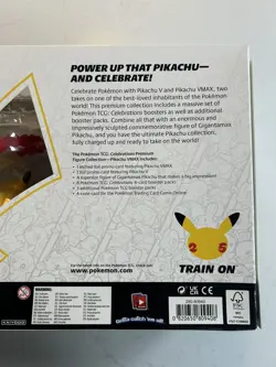 Pokemon TCG Celebrations Pikachu VMAX 25th Anniversary Premium Figure Collection - Image 4