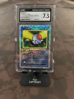 Pokemon CGC 7 Tentacool - Legendary Collection - 2002 - 96/110 - Reverse Holo - Image 1