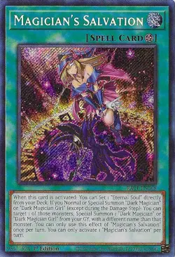 Yu-Gi-Oh! Magician's Salvation (Secret Rare) Secret Rare 25th Anniversary Rarity - Image 1
