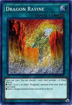 Yugioh! LP Dragon Ravine - LCKC-EN072 - Secret Rare - Unlimited Edition Lightly - Image 1