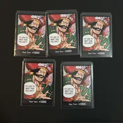 LOT OF 54 One Piece Card SR Foil ONLY English Cards With Dons - Image 3