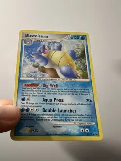 Pokemon 2009 Platinum Blastoise Holo Rare Card #2/127 - Image 1