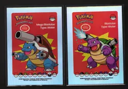 WHOS THAT POKEMON 2025- BLASTOISE & MEGA BLASTOISE (2 CARDS) - Image 1