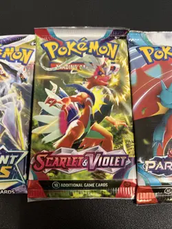 Pokemon Lot #5 6 Sealed Packs And 1 Graded Card - Image 3