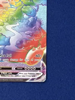 Pokemon TCG Snorlax VMAX Holo Secret Rare Card Sword & Shield 206/202 - Image 5