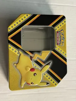 POKEMON TCG V POWERS PIKACHU EMPTY TRADING CARD TIN *No Cards* - Image 1