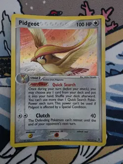 Pidgeot 10/112 FireRed & LeafGreen Holo 2004 English Pokemon TCG Played Card - Image 1