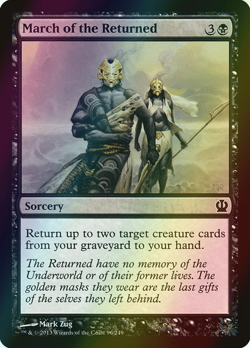 MTG March of the Returned Foil ** Theros ** English (NM) - Image 1