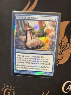 Mtg FOIL Curse of the Swine - Theros + Bonus Foils - Image 5
