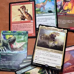 Whole COMMANDER Magic Deck MTG - Zacama Primal Calamity DINOSAURS Budget Fun - Image 1