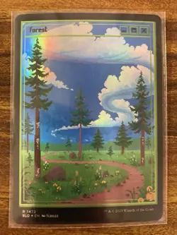 MTG✨Pixel FOREST (Full Art) FOIL✨SLD v_.02 MINT RARE Land Jubilee UNPLAYED ! - Image 1