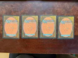 4x German Misprint Drudge Skeletons Swamp With Regenerate • Unplayed • Mtg 1914 - Image 2
