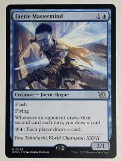 Faerie Mastermind March of the Machine Regular MTG - Image 1