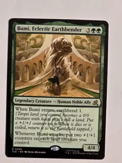 Bumi, Eclectic Earthbender R0248 Regular Avatar: The Last Airbender MTG NM - Image 1