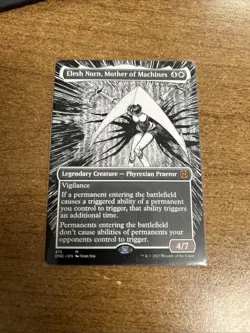 Elesh Norn, Mother of Machines (Borderless) Phyrexia: All Will Be One Regular NM - Image 1