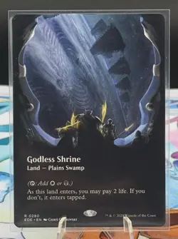 MTG - Edge of Eternities - Godless Shrine - Borderless - 0280 - NM - Image 1
