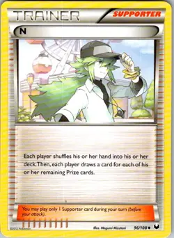 Pokemon | Dark Explorers | N (Supporter) | 96/108 | Normal | NM - Image 1