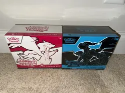 Pokemon Center Black Bolt and White Flare Elite Trainer Box Combo (PREORDER) - Image 1