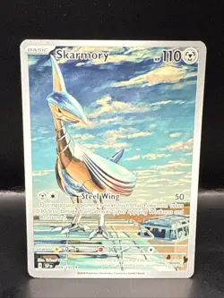 Pokemon TCG Skarmory 209/191 2024 Surging Sparks Illustration Rare Card - NM - Image 2