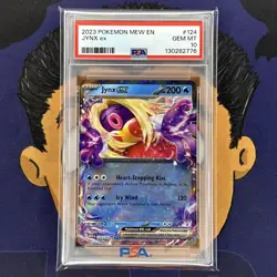 ??PSA 10 GEM MINT 2023 Pokemon Mew EN-151 JYNX EX #124 Holo Rare - Image 2