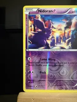 NIDORAN M -43/114 Steam Siege NM - Reverse Holo Common - Pokemon TCG Card - Image 2