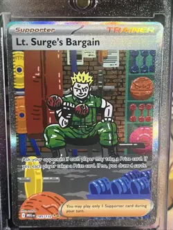Lt. Surge's Bargain - 185/132 Pokemon Mega Evolution (MEG) SIR Near Mint - Image 2