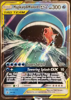 Magikarp & Wailord GX SM166 Holo Promo GX - Pokemon TCG - Image 1
