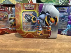 5 Pokemon TCG Tin New Sealed Paradox Destinies Walking Wake Gouging Fire - Image 5