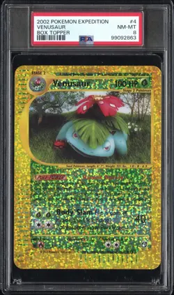 Venusaur #4/12 Holo - 2002 Pokemon Expedition Box Topper - Image 1