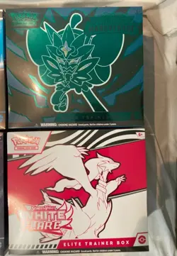 Pokemon ETB LOT 4x Twilight White Flare Black Bolt Surging Sparks ETB Sealed - Image 3