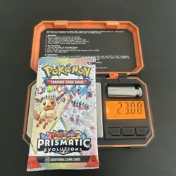 Heavy 23.08g Pokemon TCG Prismatic Evolutions Booster Pack ✅ - Image 1