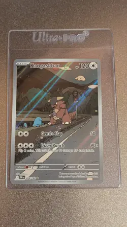 Pokemon TCG Kangaskhan Illustration Rare 204/182 Destined Rivals Near Mint - Image 1