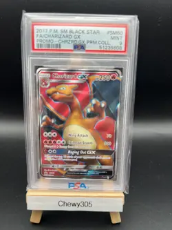 Pokemon Promo Charizard GX #SM60 Sun & Moon PSA 9 Mint - Image 1