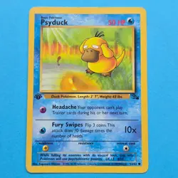 Pokemon TCG - Psyduck - Fossil - 53/62 - LP/Excellent - 1st Edition - Image 1